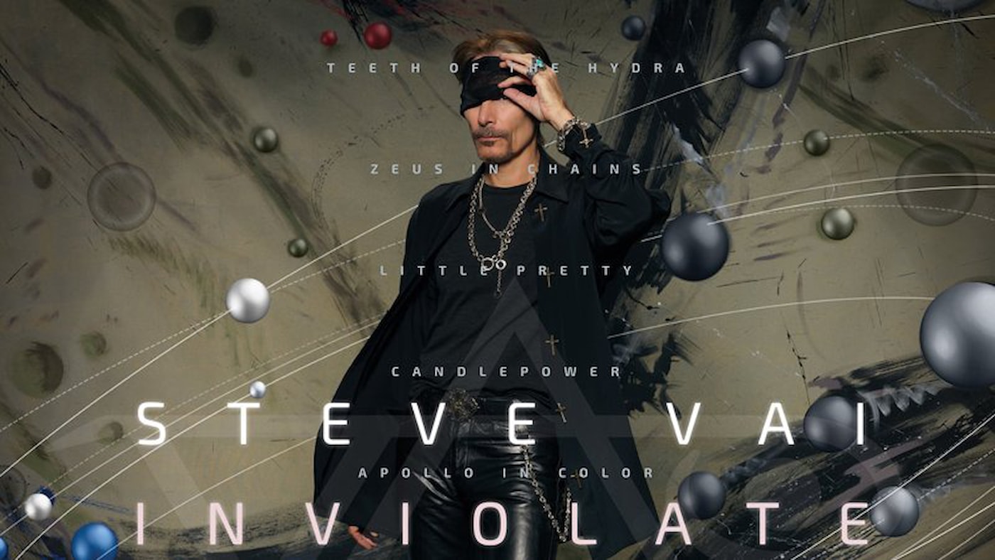 スティーヴ・ヴァイ、10年振りの新作スタジオ・アルバム『Inviolate』発売──進化を続けるギタリスト