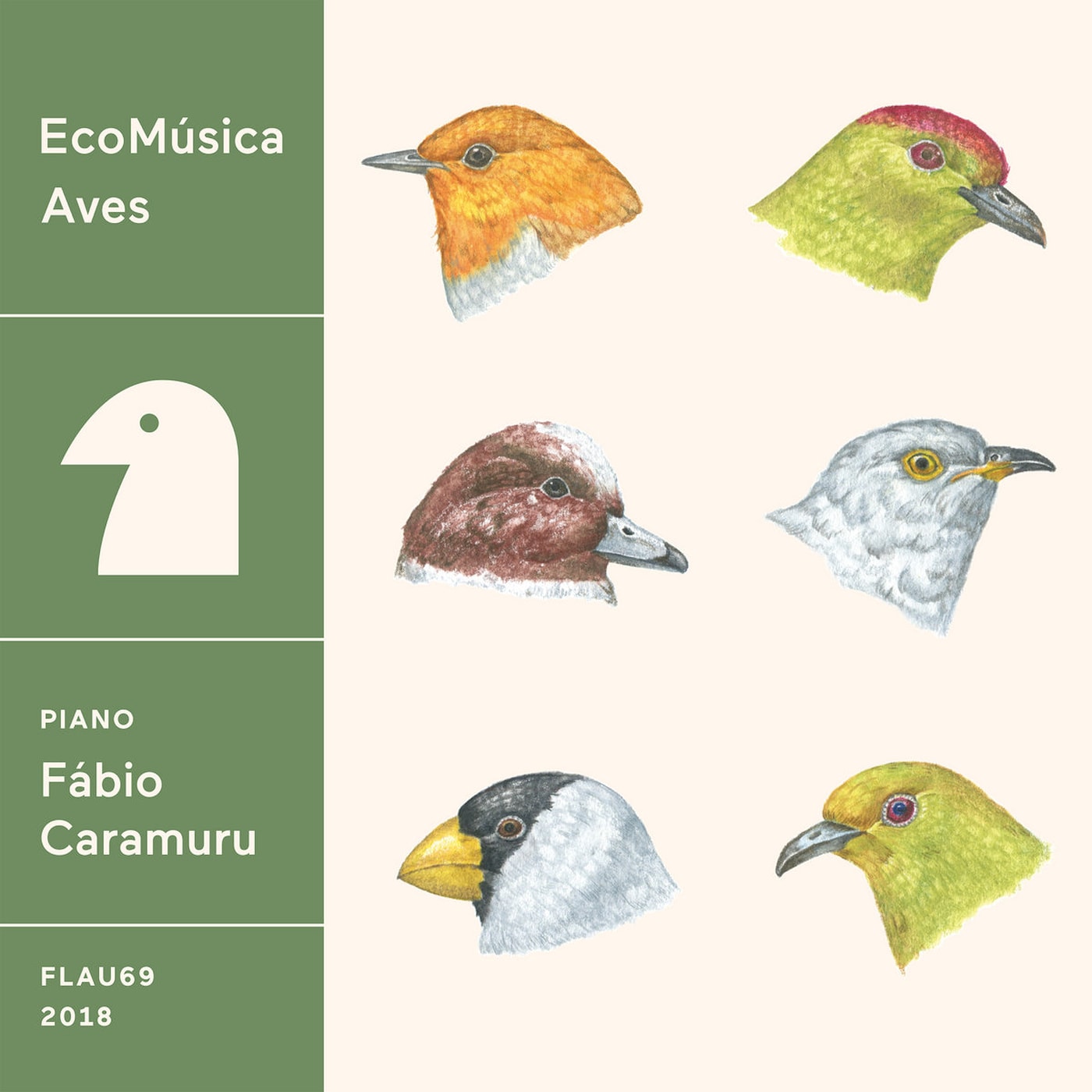 【レコメンド】Fábio Caramuru『EcoMúsica | Aves』（2018）──野鳥たちの囀りと日本への憧憬が込められたピアノ・アンビエント